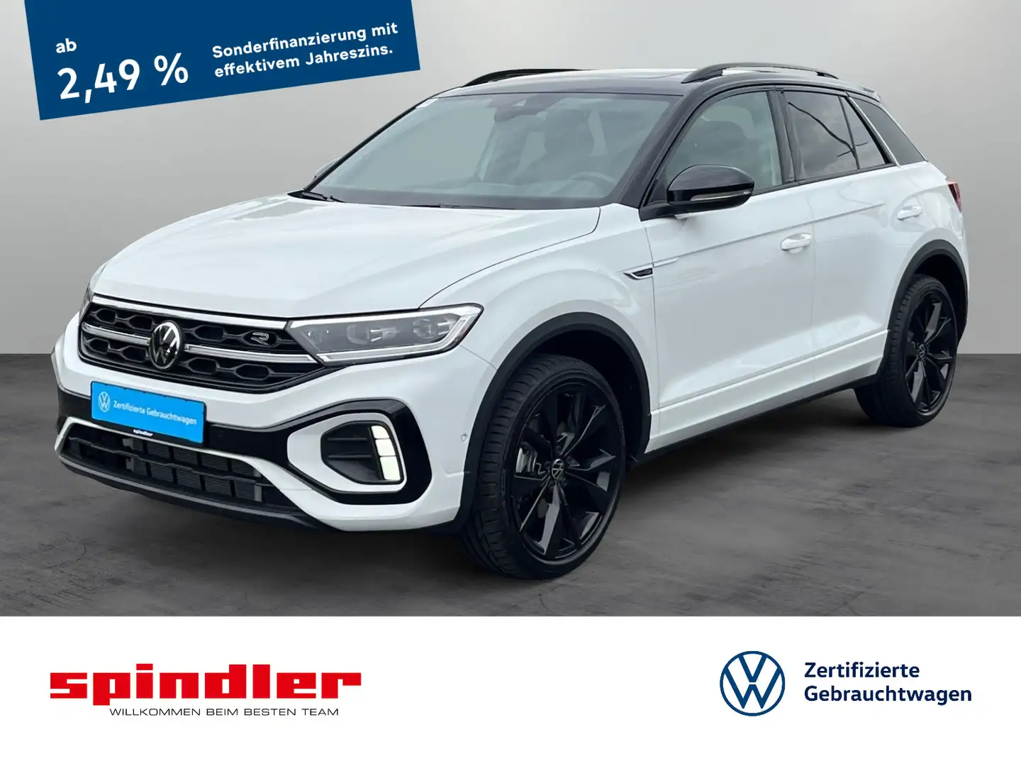 Volkswagen T-Roc R-Line 2.0 TSI 4M DSG / Pano, Matrix, AHK Blanc - 1