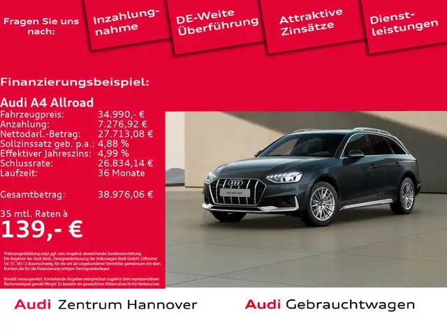 Audi A4 allroad A4 allroad 40 TDI quattro Matrix LED Navi Bang &