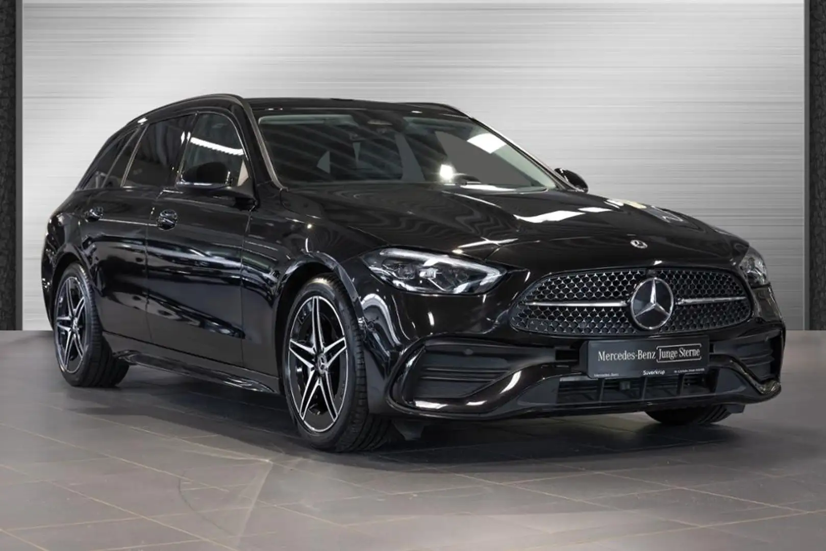 Mercedes-Benz C 200 T , AMG NIGHT MEMO AHK KAMERA PANO SPUR Schwarz - 2