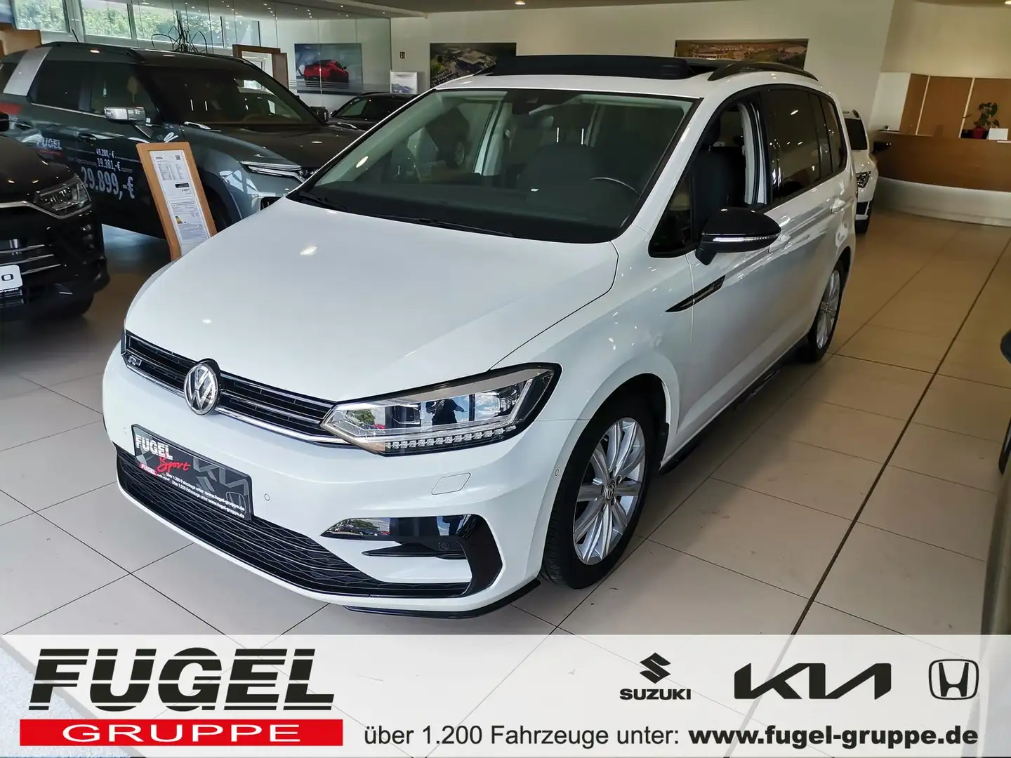 Volkswagen Touran 1.4 TSI  Highline DSG R-Line|7Sitzer|AHZV Blanc - 1