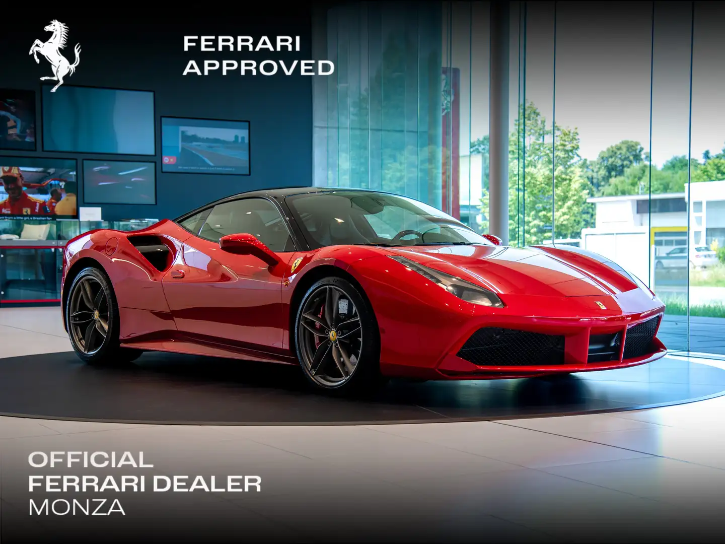 Ferrari 488 Lift | Carbon Seats | Bi-color Roof | Low Mileage Rouge - 1