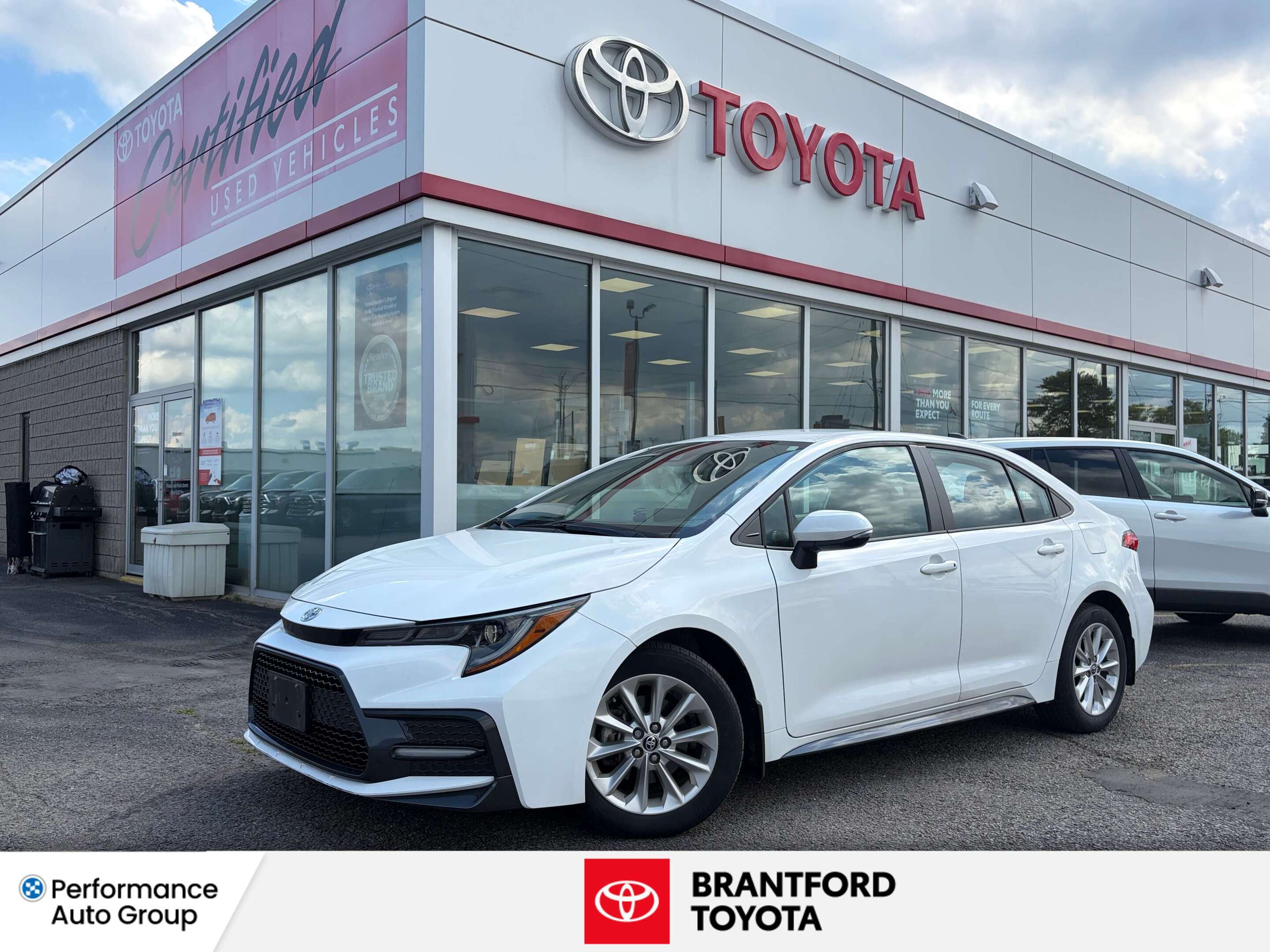 White 2022 Toyota Corolla Sedan Front-Wheel Drive Automatic