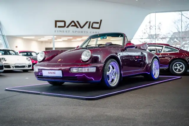 Porsche 964 Carrera Cabrio WTL *Amethyst*Deutsch*Rev.