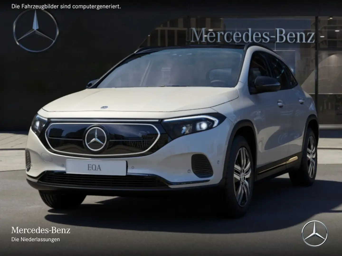 Mercedes-Benz EQA 250 PROG+NIGHT+PLUS-PAKET+AHK+PANO+KAMERA Weiß - 2