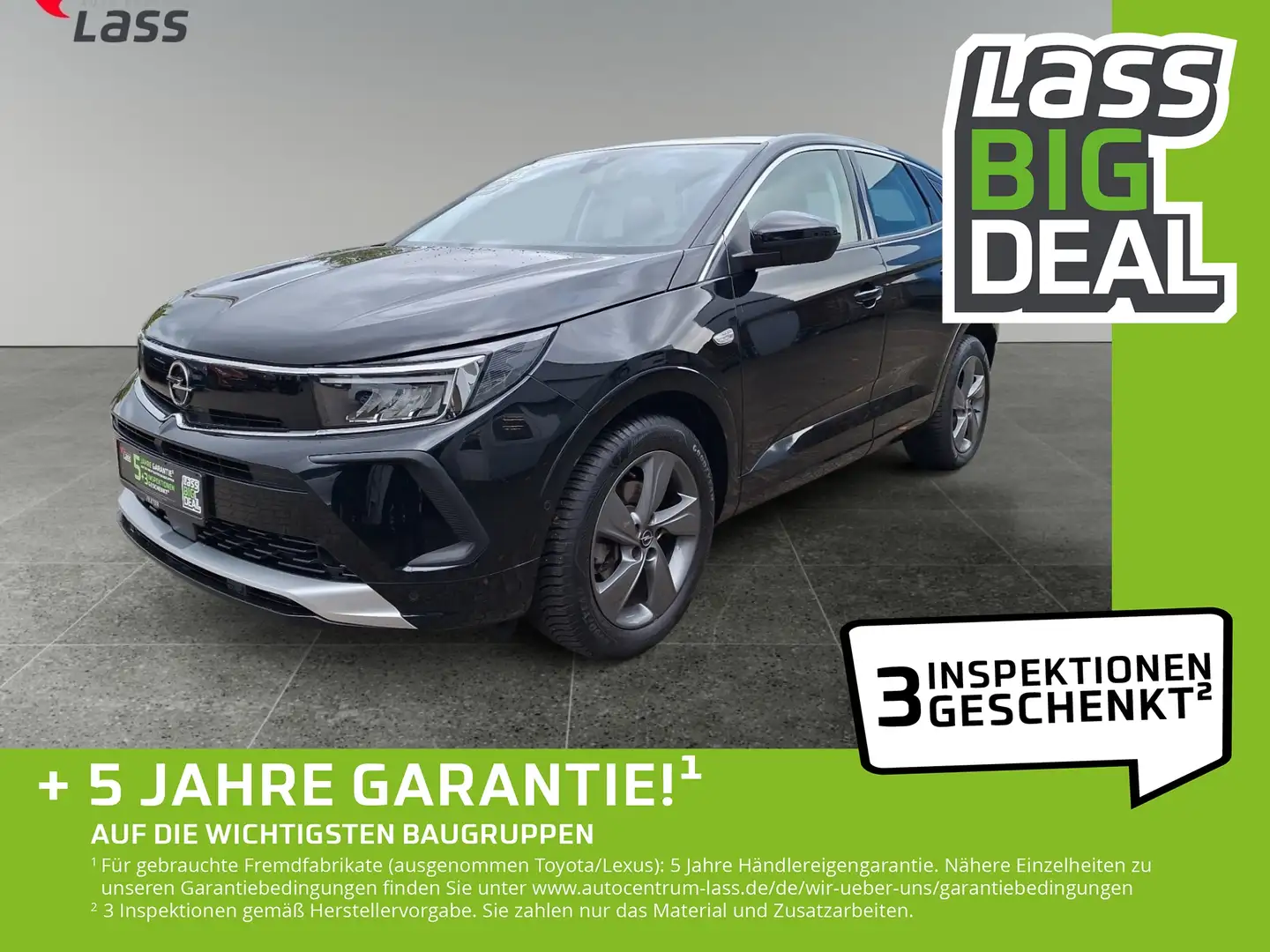 Opel Grandland 1.2 Turbo Business Edition +Navi+LED+ Noir - 1