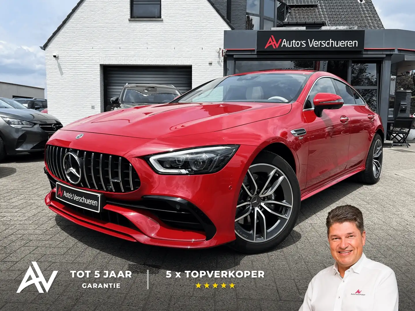 Mercedes-Benz AMG GT 43 4-Door ** Sunroof | Ventilated Seats | 360 Cam Rouge - 1