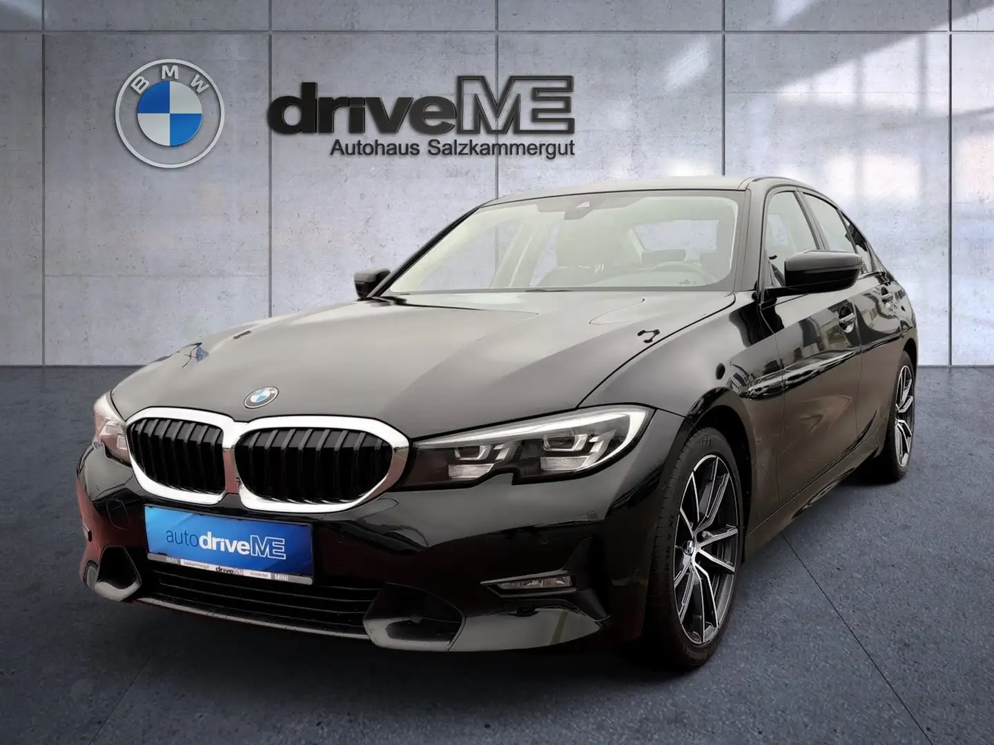BMW 318 318d Schwarz - 1