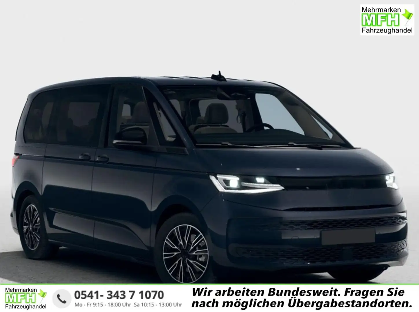 Volkswagen T7 Multivan Business 2.0 TDI, DSG AHK*7 Sitz*NAVI*Android A... Blau - 1