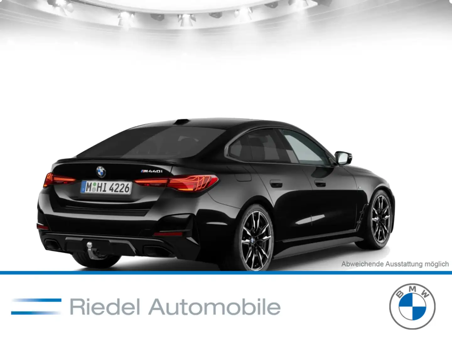 BMW 440 M440i xDrive Gran Coupe M Sport Pro*ACC*AHK*PA+* Noir - 2