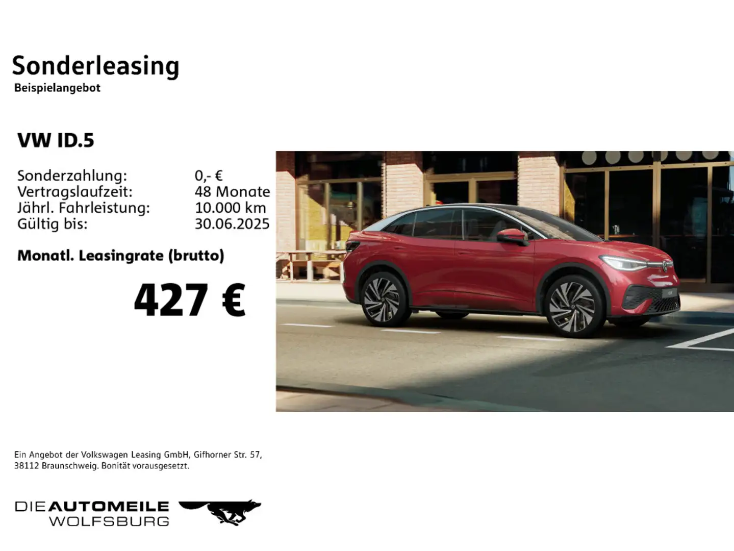 Volkswagen ID.5 Pro HeadUp/Matrix/H+K/Pano/AHK Roşu - 2