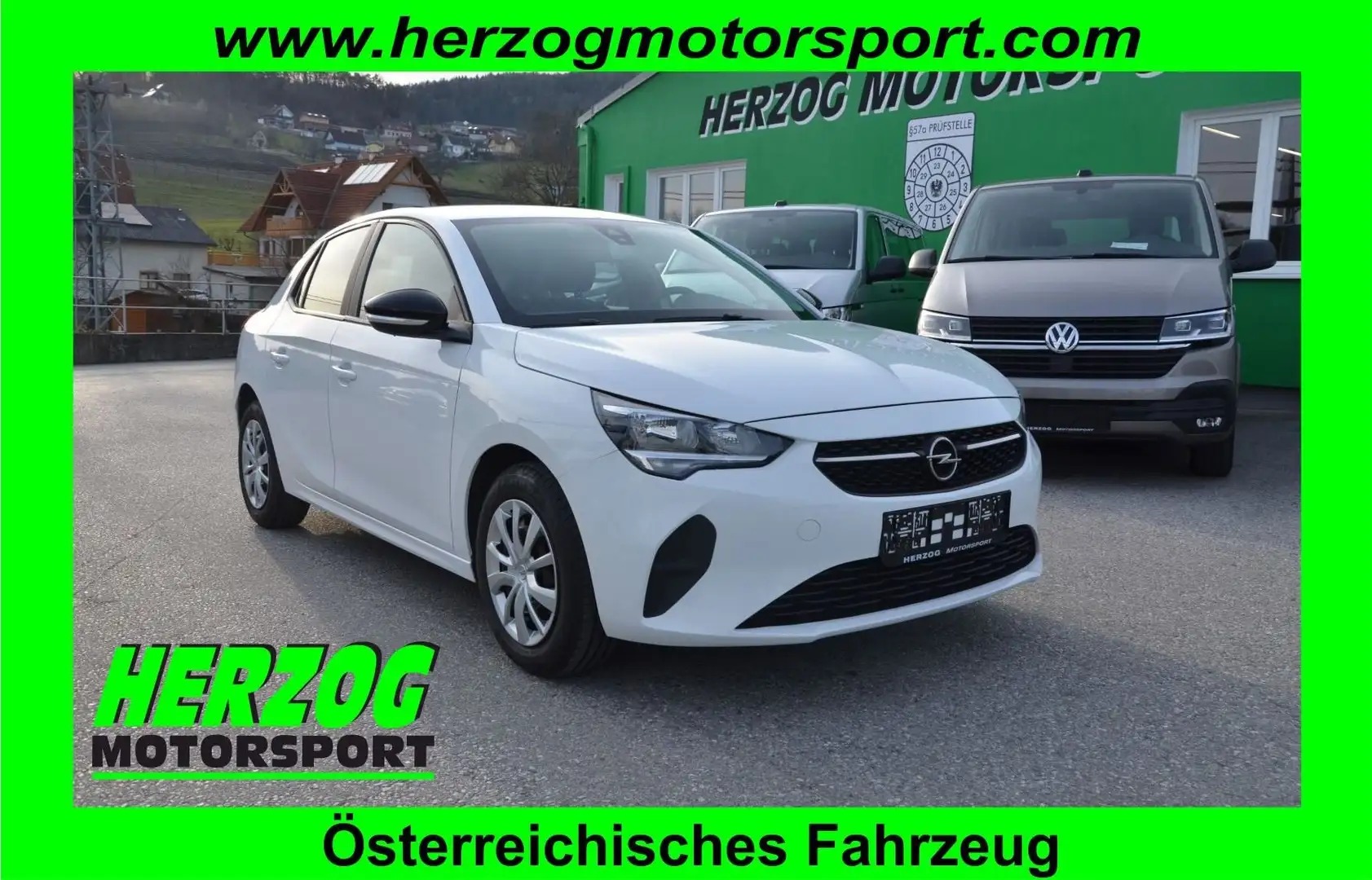 Opel Corsa Corsa 1,2 Edition Klima TEMPO 1.Besitz Weiß - 1