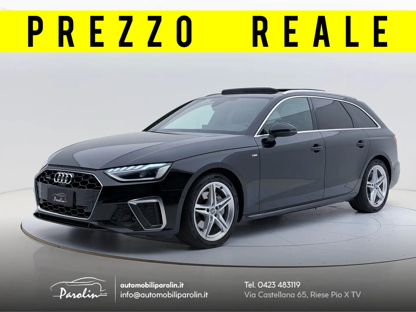 Audi A4 Avant 40 2.0 tdi S-Line edition quattro S-tronic Schwarz - 1