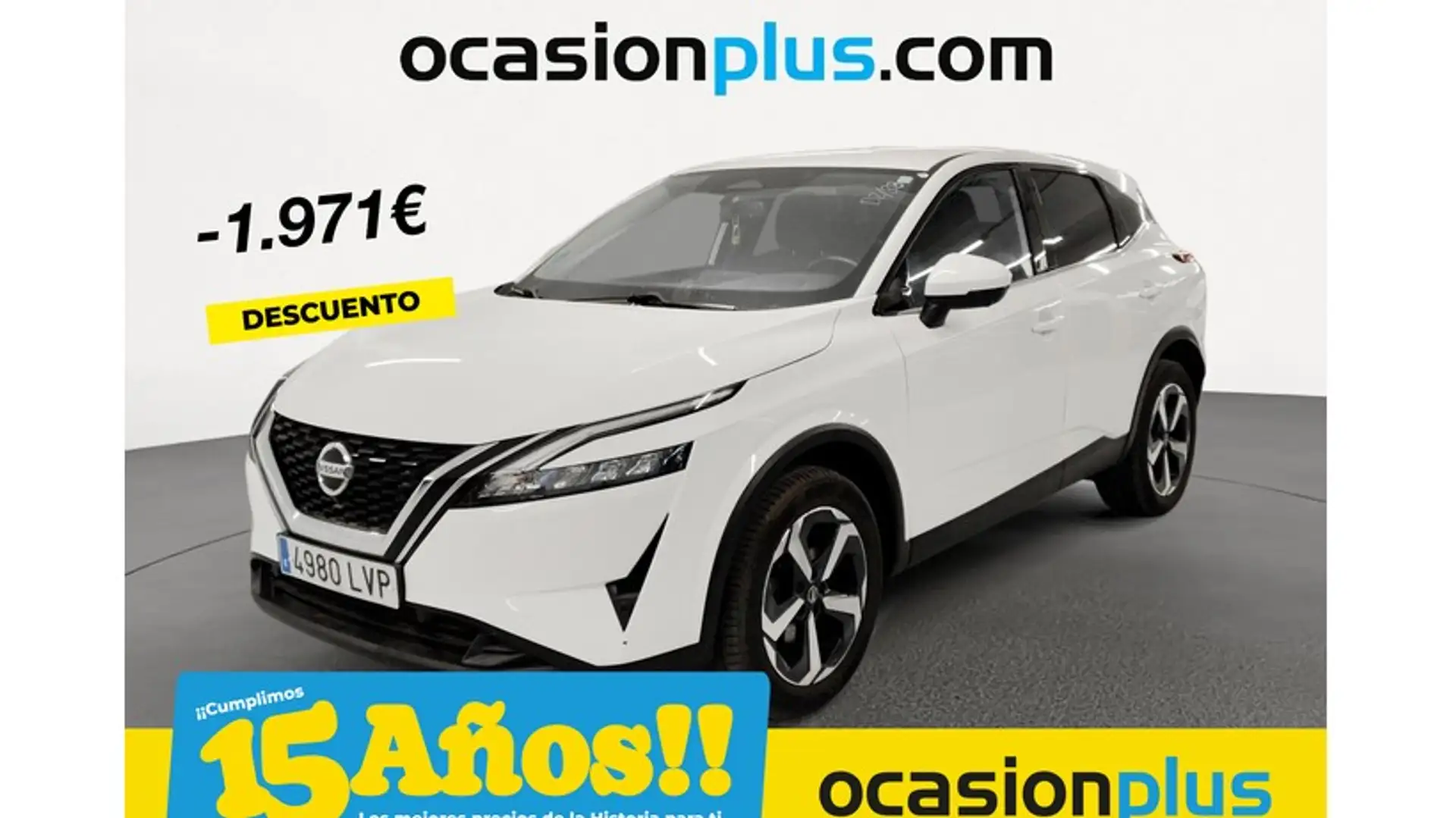 Nissan Qashqai 1.3 DIG-T mHEV 12V N-Connecta 4x2 103kW Blanco - 1