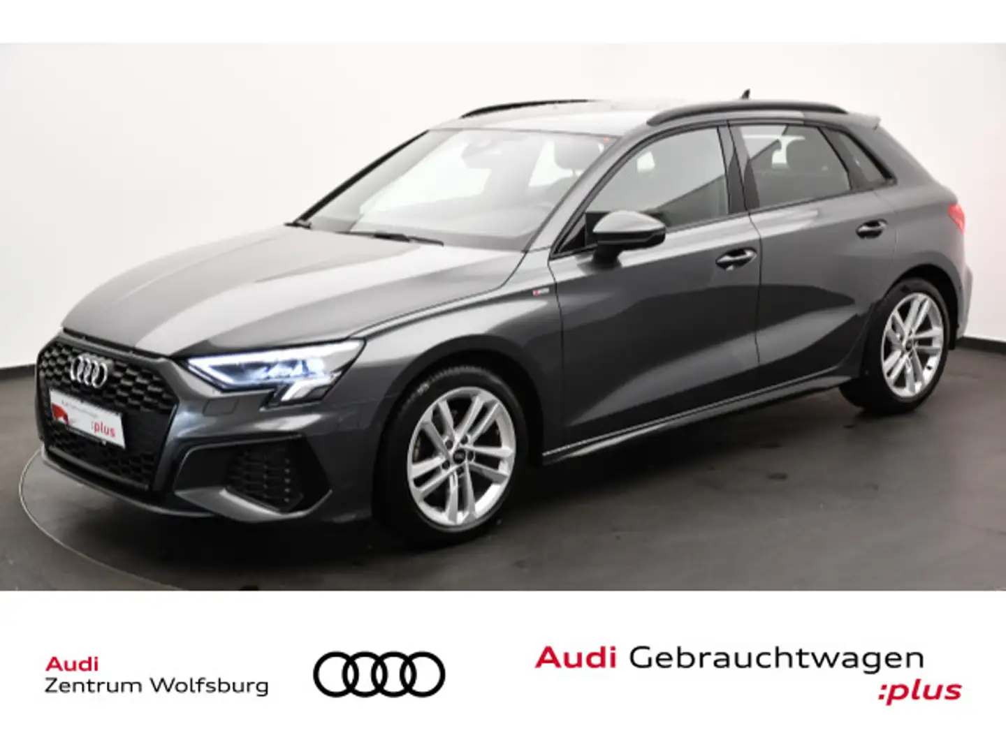 Audi A3 2.0 TDI S-tronic LED/Tempo/Einparkh Grau - 1