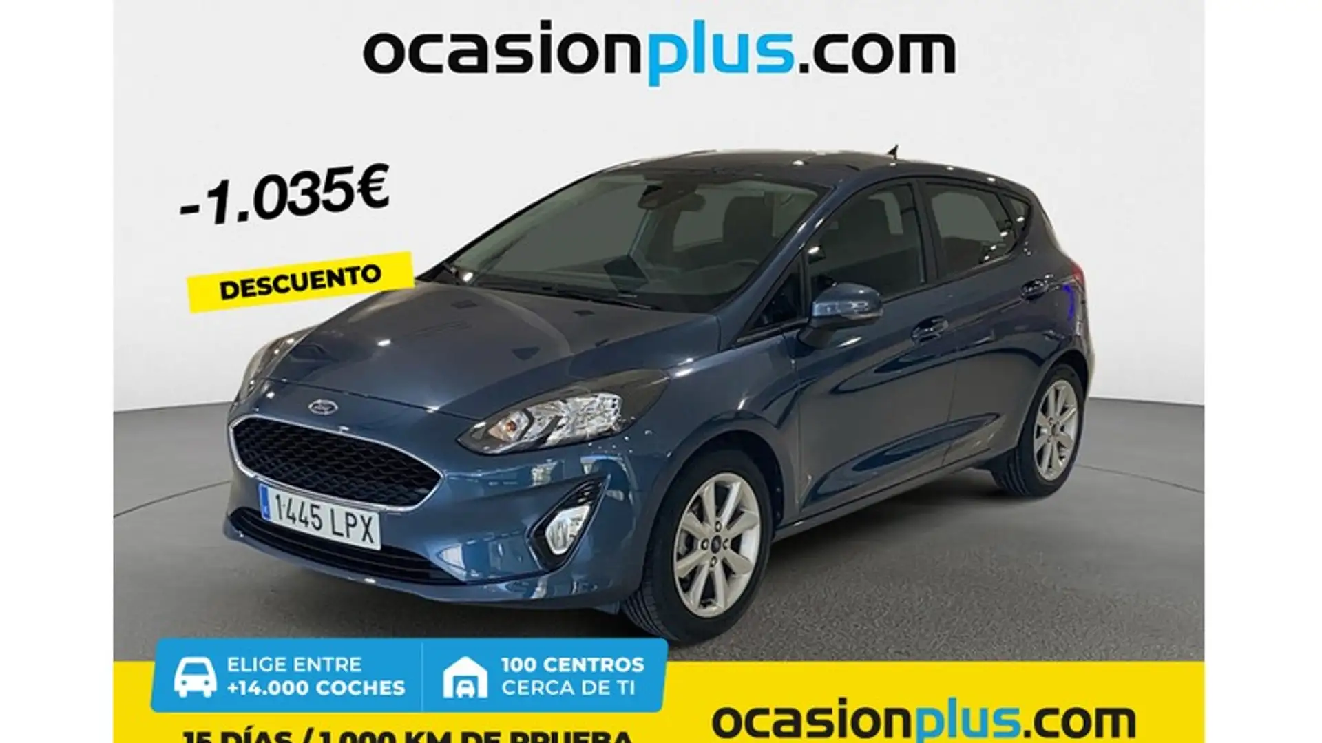 Ford Fiesta 1.1 Ti-VCT Trend Azul - 1