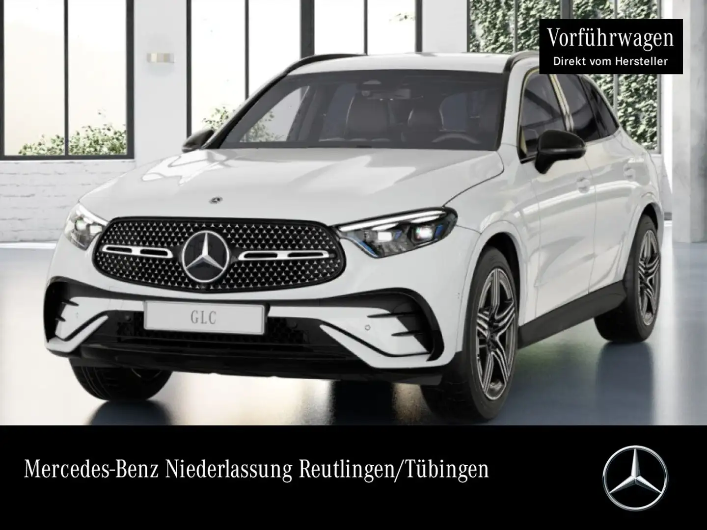 Mercedes-Benz GLC 220 d 4M AMG+NIGHT+360+AHK+TOTW+KEYLESS+9G Weiß - 1