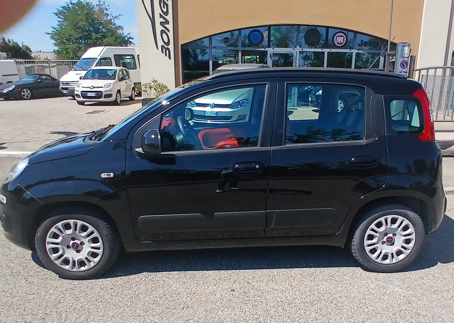 Fiat Panda 1,2 lounge nera km 64000 clima neopatentati euro6b Schwarz - 2