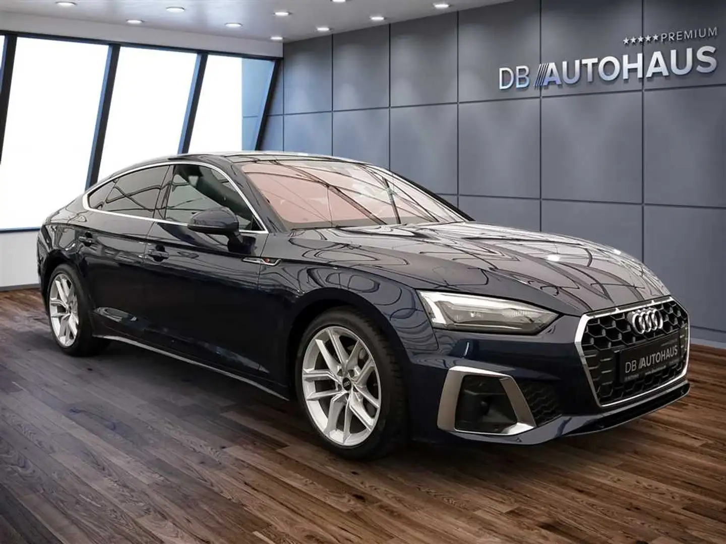 Audi A5 S line 35 2.0 TFSI S-tronic Bleu - 2