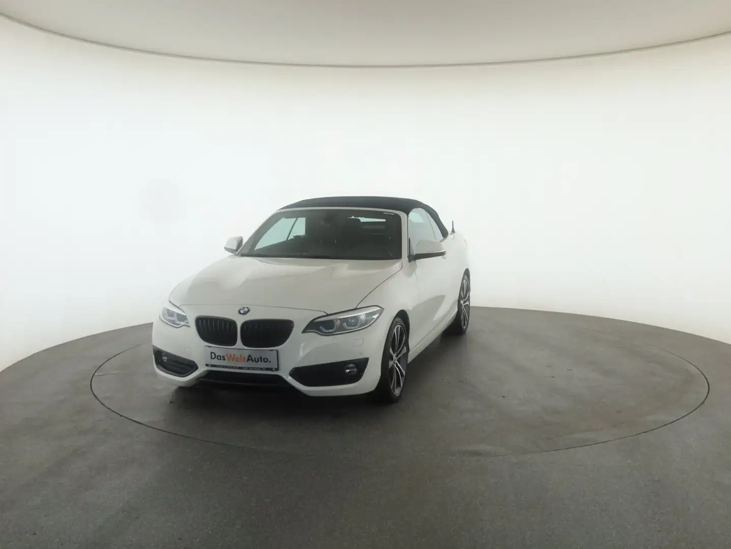 BMW 218 BMW 218d Cabrio Sport Line Weiß - 2