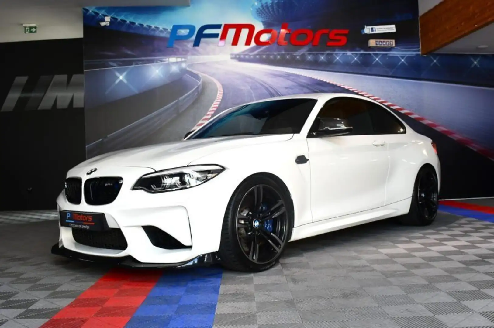 BMW M2 Coupé I 370 M DKG GPS Échappement M-Performance Ha Blanc - 1