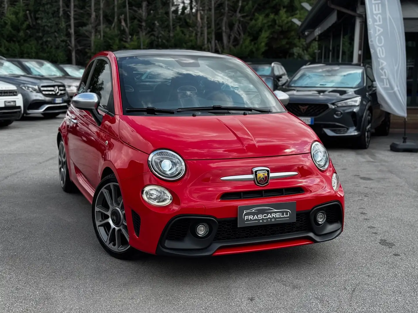 Abarth 595 595  1.4 t-jet Turismo 165cv /TETTO/PELLE/KM DOC. Rosso - 1