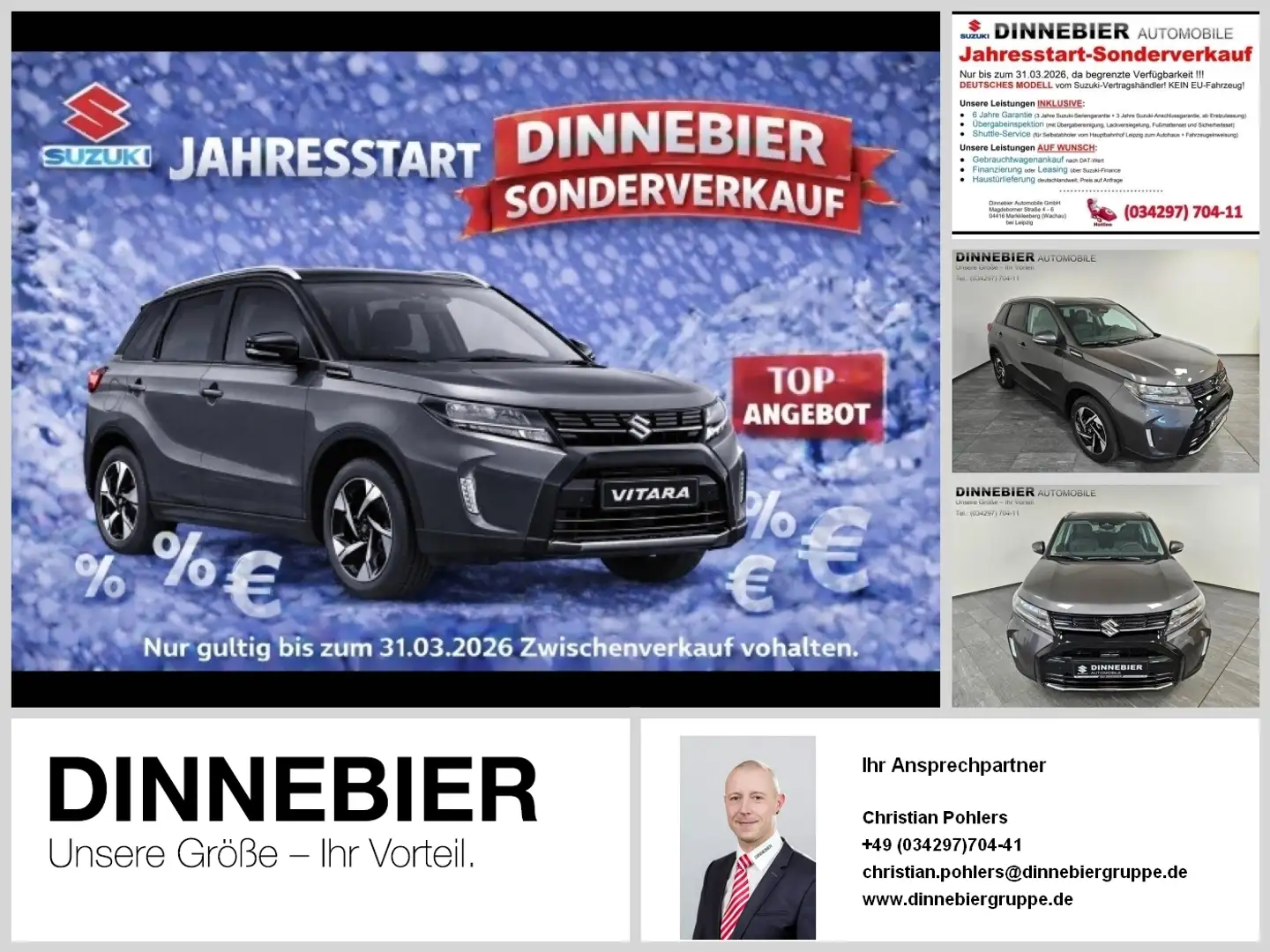 Suzuki Vitara Comfort+ Allwetterr. *6 Jahre Garantie* Grau - 1