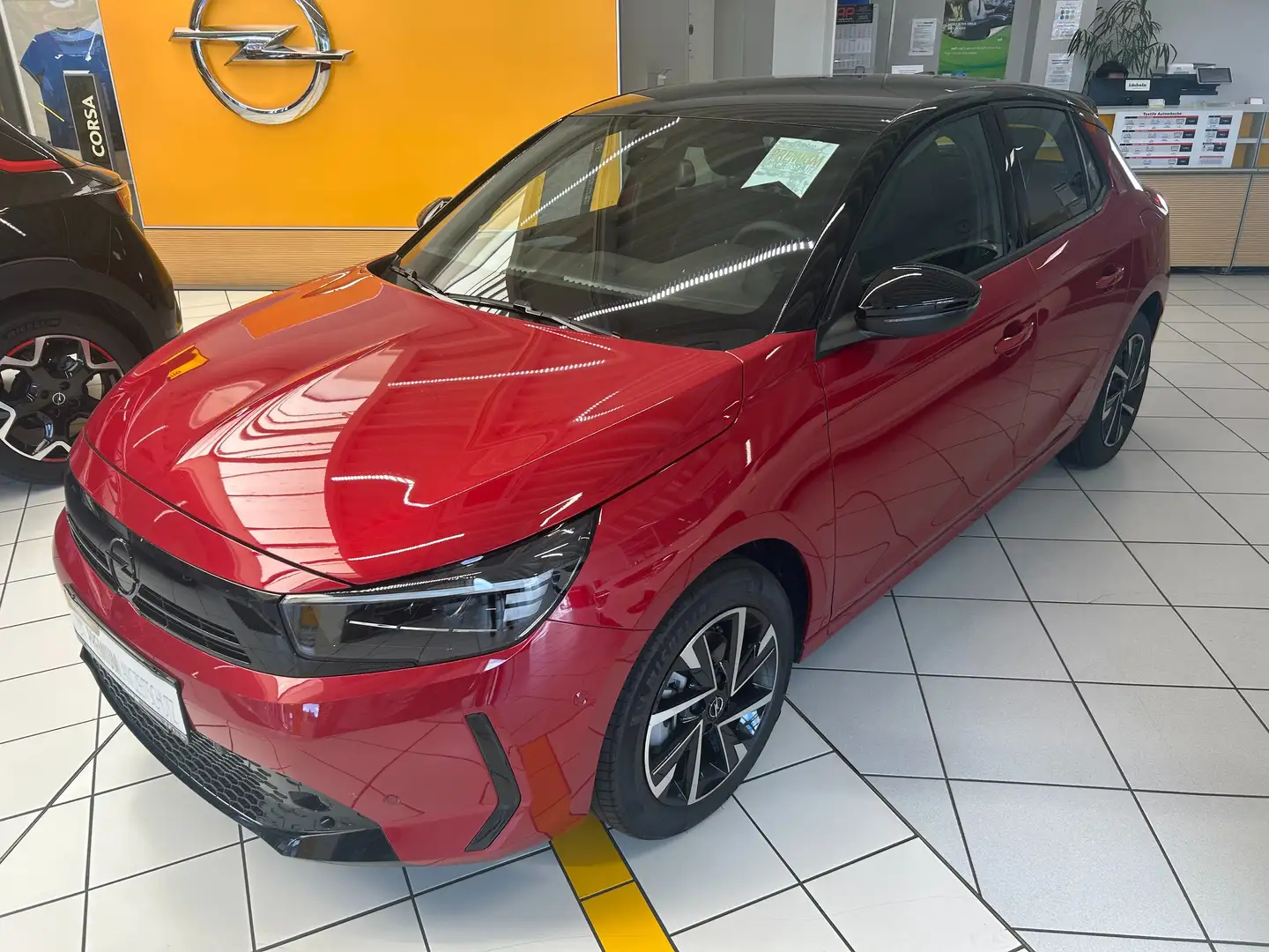 Opel Corsa F GS AT Navi,LED,R-Kamera,PDC,Carplay,Alu,Telefon! Rouge - 1