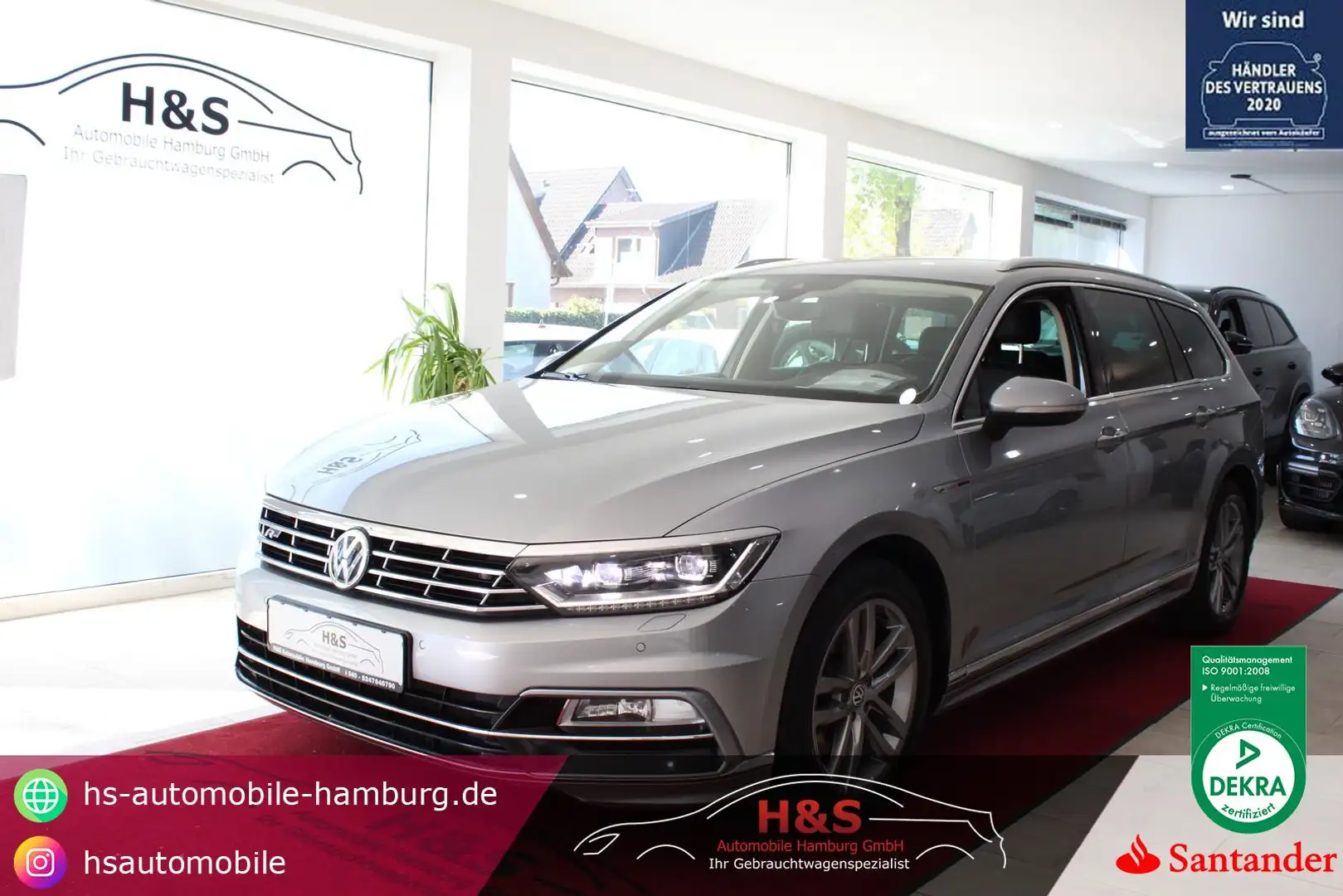 Volkswagen Passat Variant R-LINE 4Motion Dynaudio*V-Cockpit Argent - 1