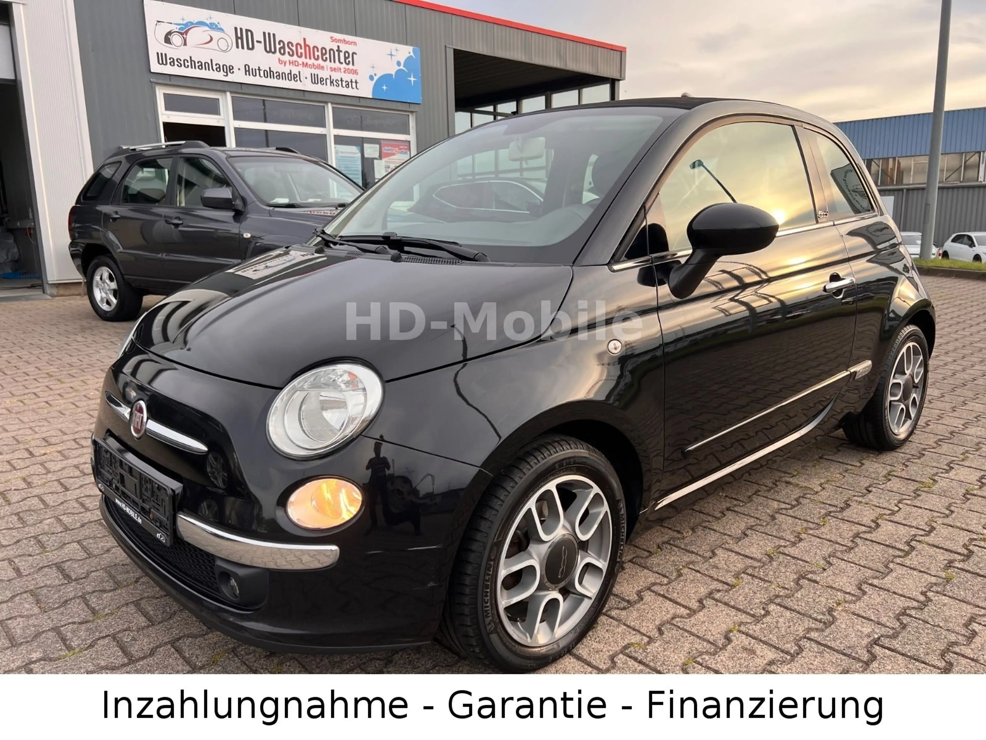 Fiat 500C 1. Hand, Scheckheft, PDC, 8 x Alu