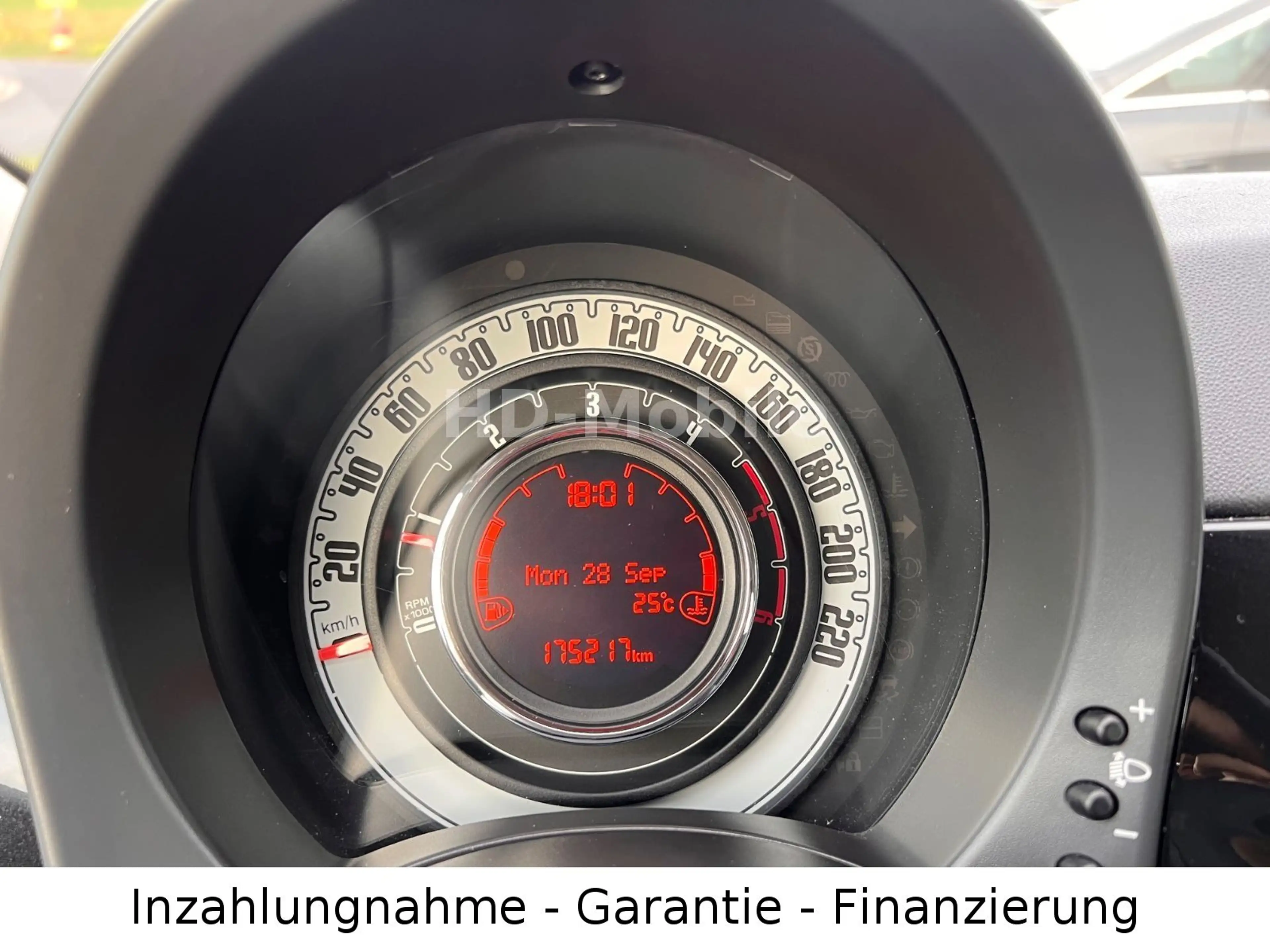 Fiat 500C 1. Hand, Scheckheft, PDC, 8 x Alu — photo 8