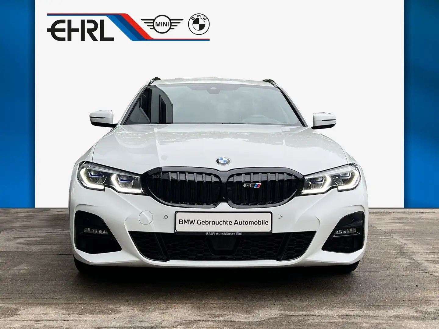BMW 320 d xDrive TOURING M SPORT HEAD-UP LASER AHK Blanc - 2