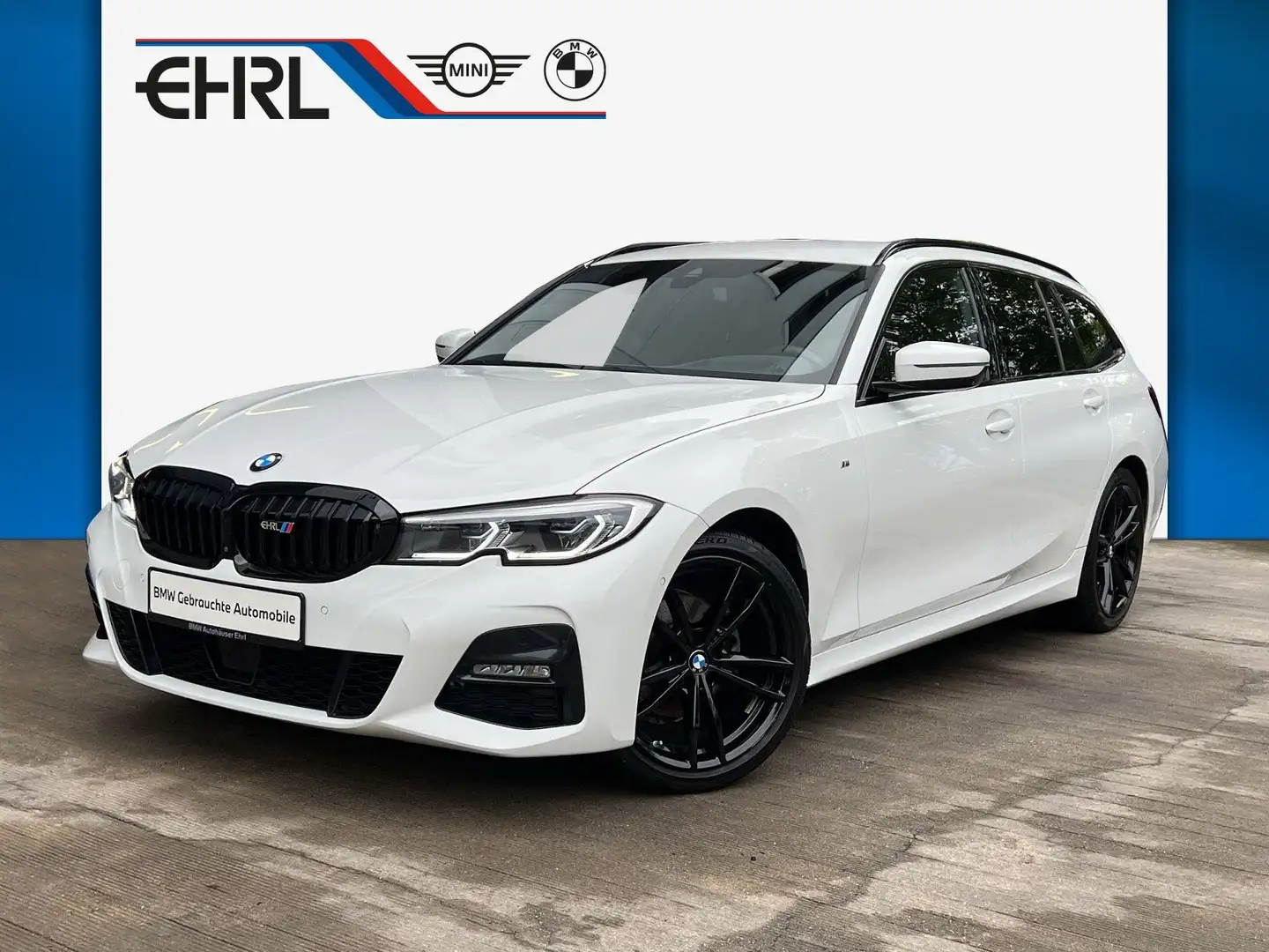 BMW 320 d xDrive TOURING M SPORT HEAD-UP LASER AHK Blanc - 1