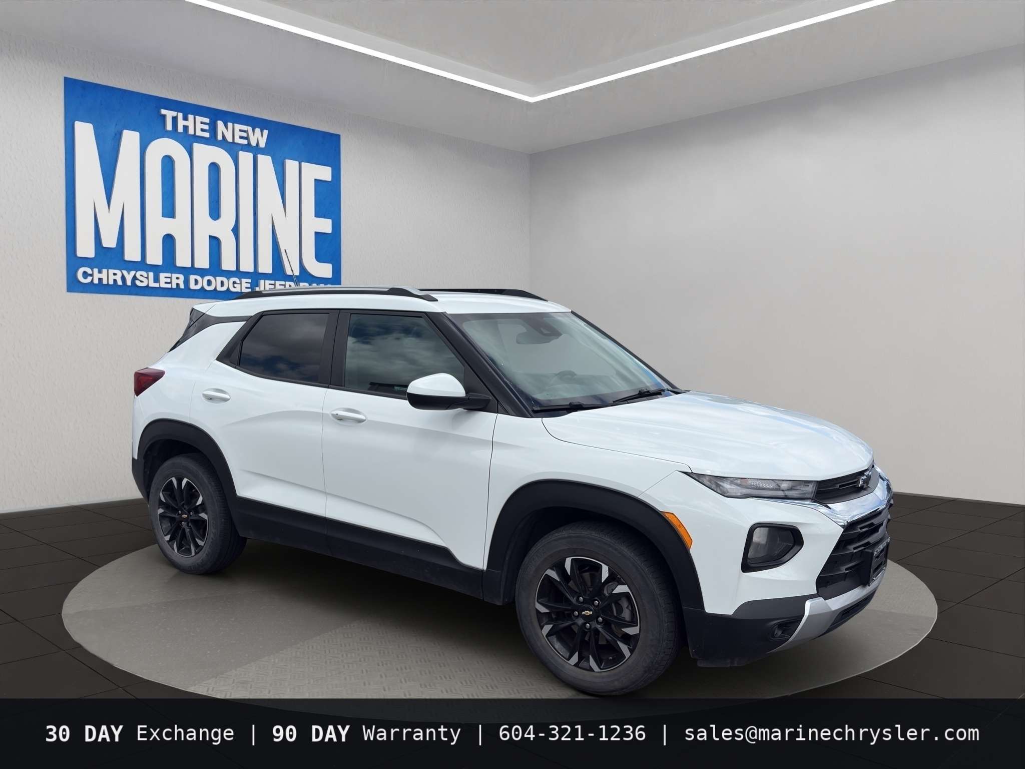 White 2021 Chevrolet Trailblazer SUV / Crossover Four-Wheel Drive 9-Speed Automatic