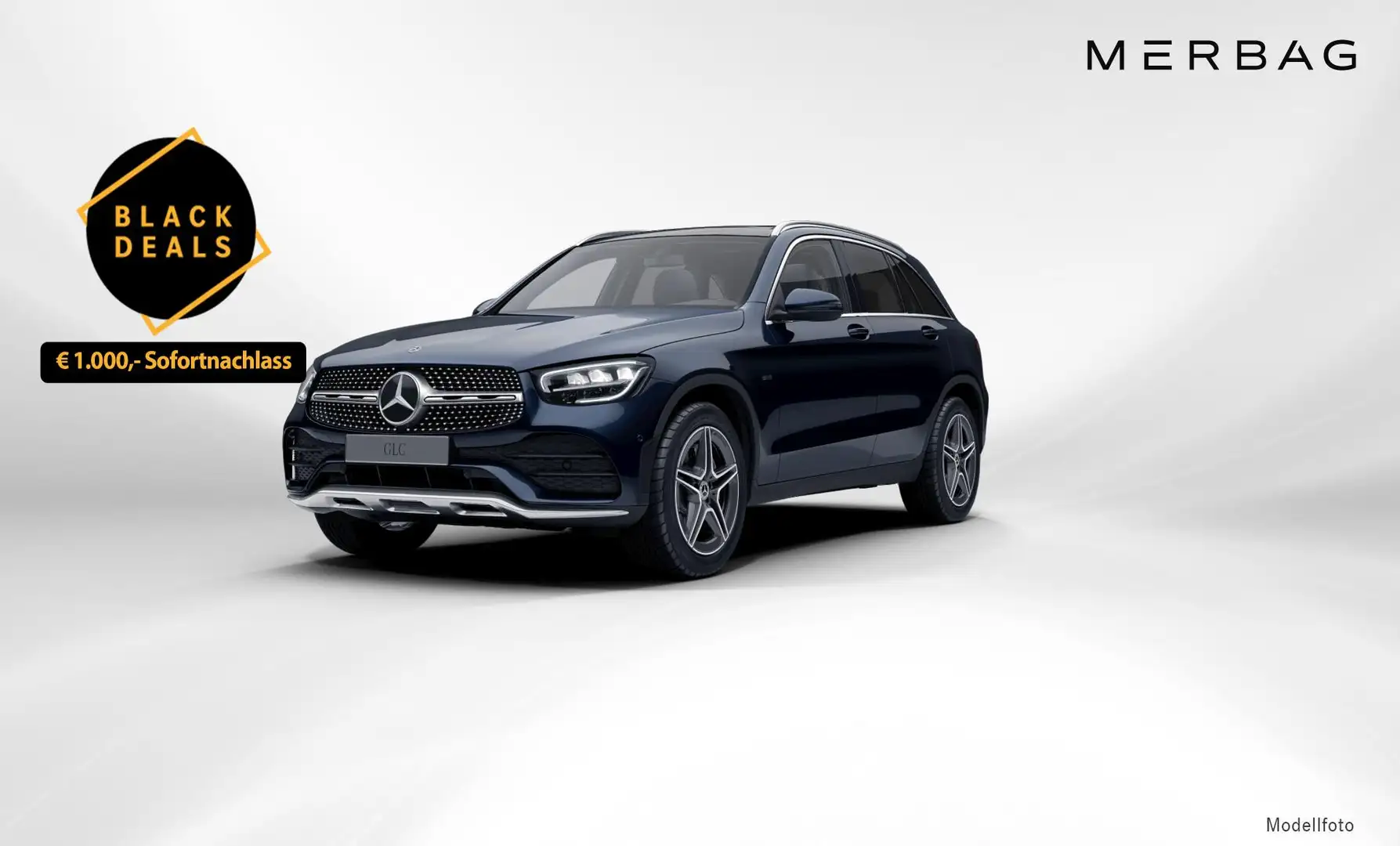 Mercedes-Benz GLC 300 de 4MATIC Blau - 1