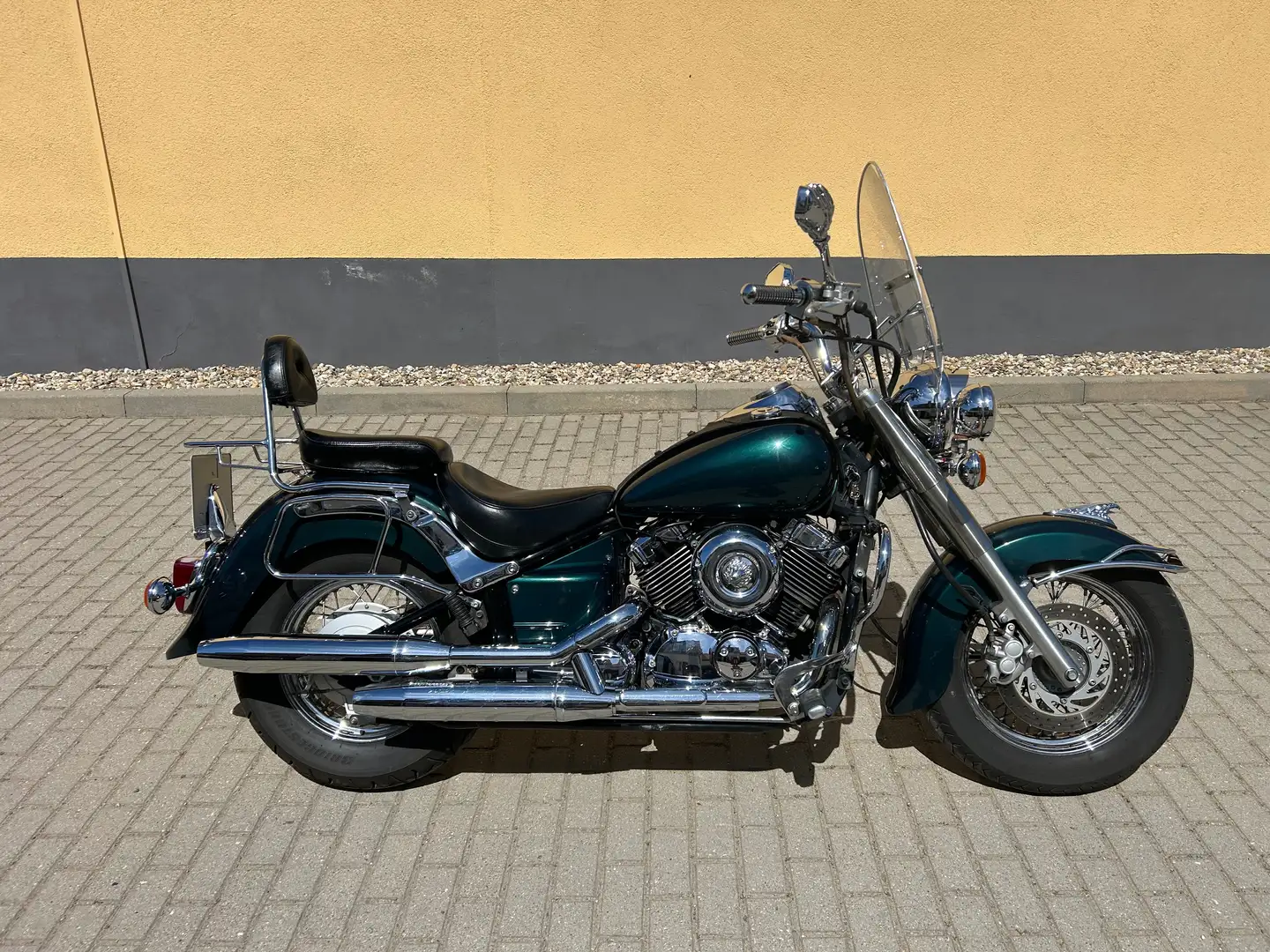 Yamaha XVS 650 Dragstar Classic zelena - 1