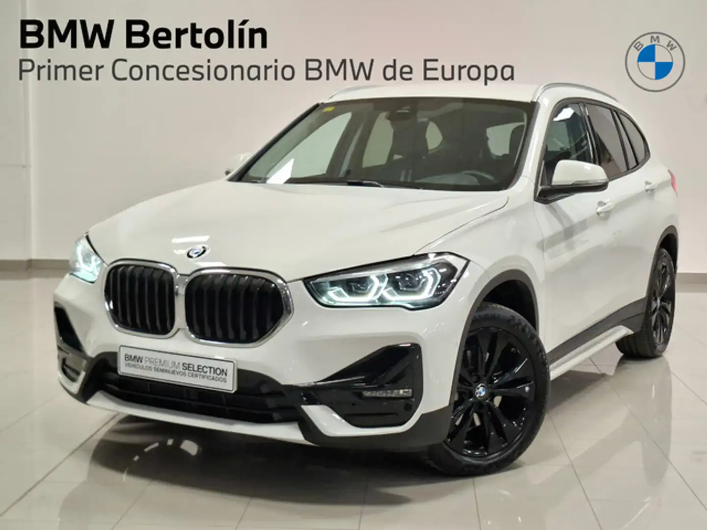 BMW X1 sDrive 18dA Business Blanc - 1