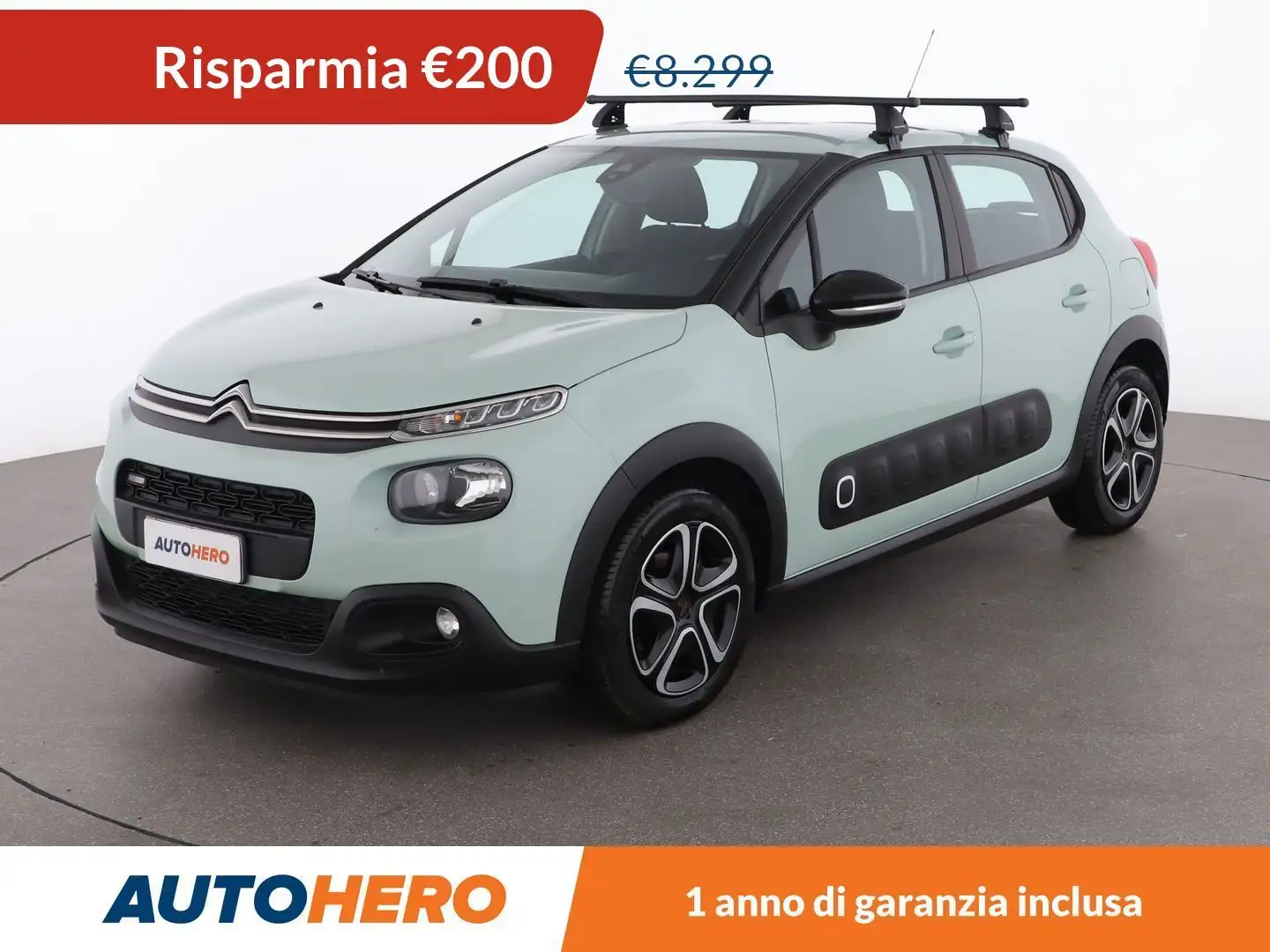 Citroen C3 1.2 PureTech Feel 82 CV Verde - 1