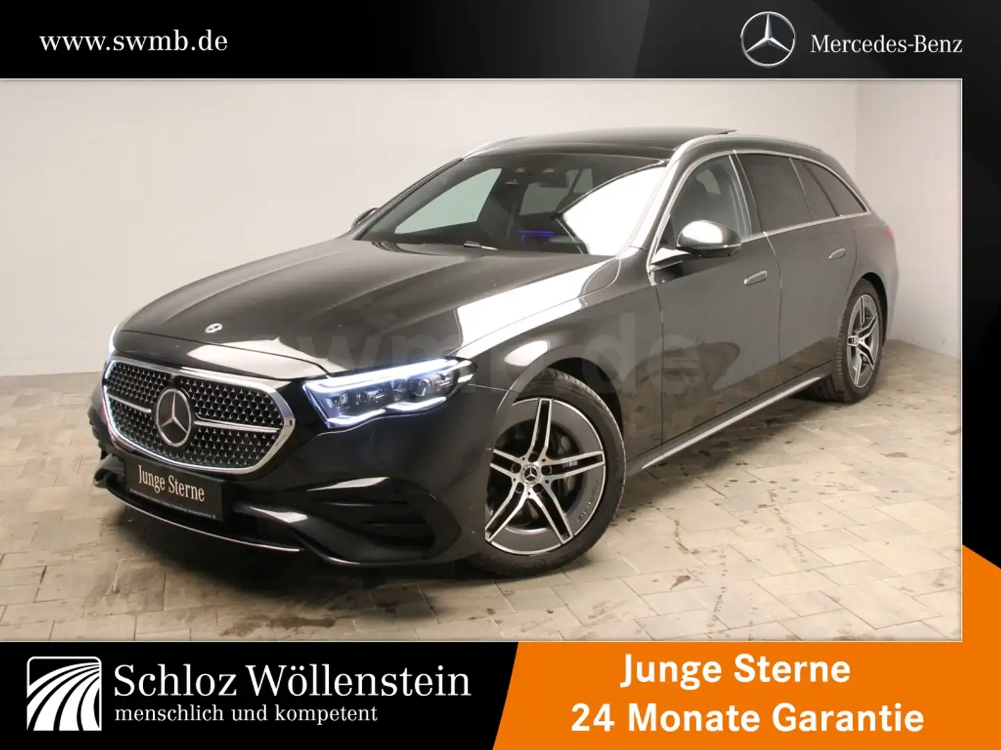 Mercedes-Benz E 450 d 4M T AMG/Digital Light/Fahrass+/PanoD/360 Gris - 1