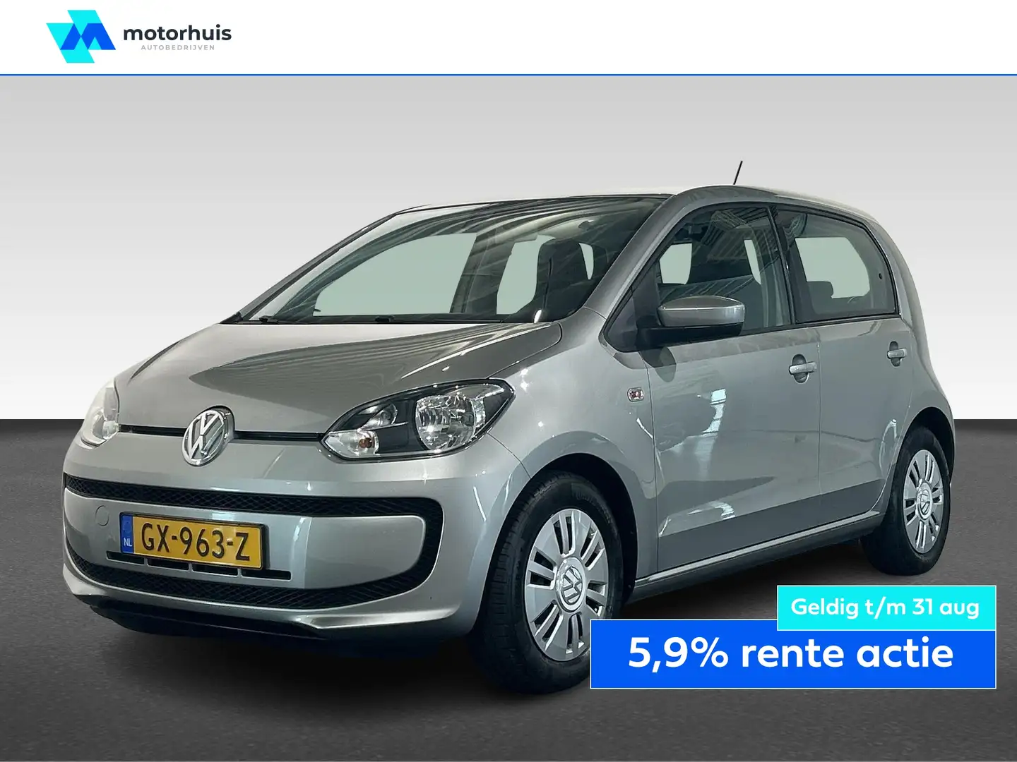 Volkswagen up! 1.0 60PK 5D Aut Move up! Blue Motion Gris - 1