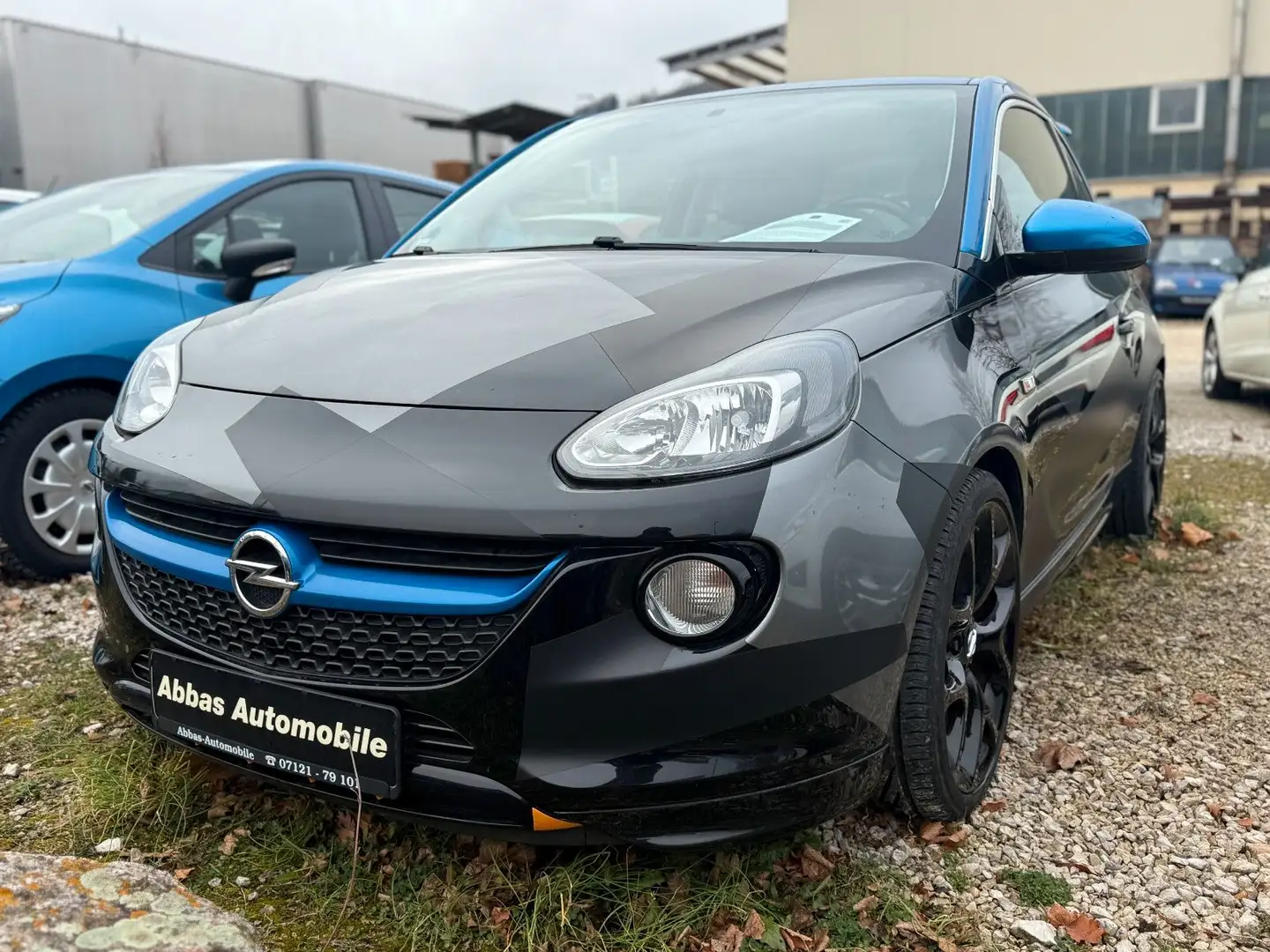 Opel Adam S, wenig Km Zwart - 1