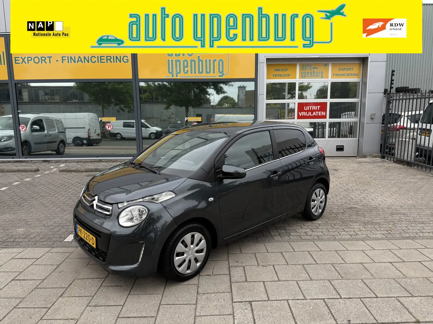 Citroen C1 1.0 e-VTi Airscape Feel * 80.867 Km * Airco * Led Grijs - 1