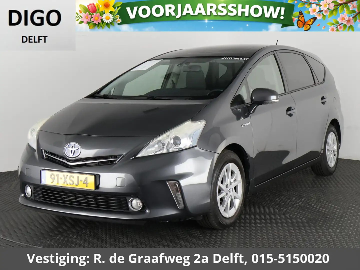 Toyota Prius+ Prius Wagon 1.8 Aspiration 96g 7-persoons | Naviga Gris - 1