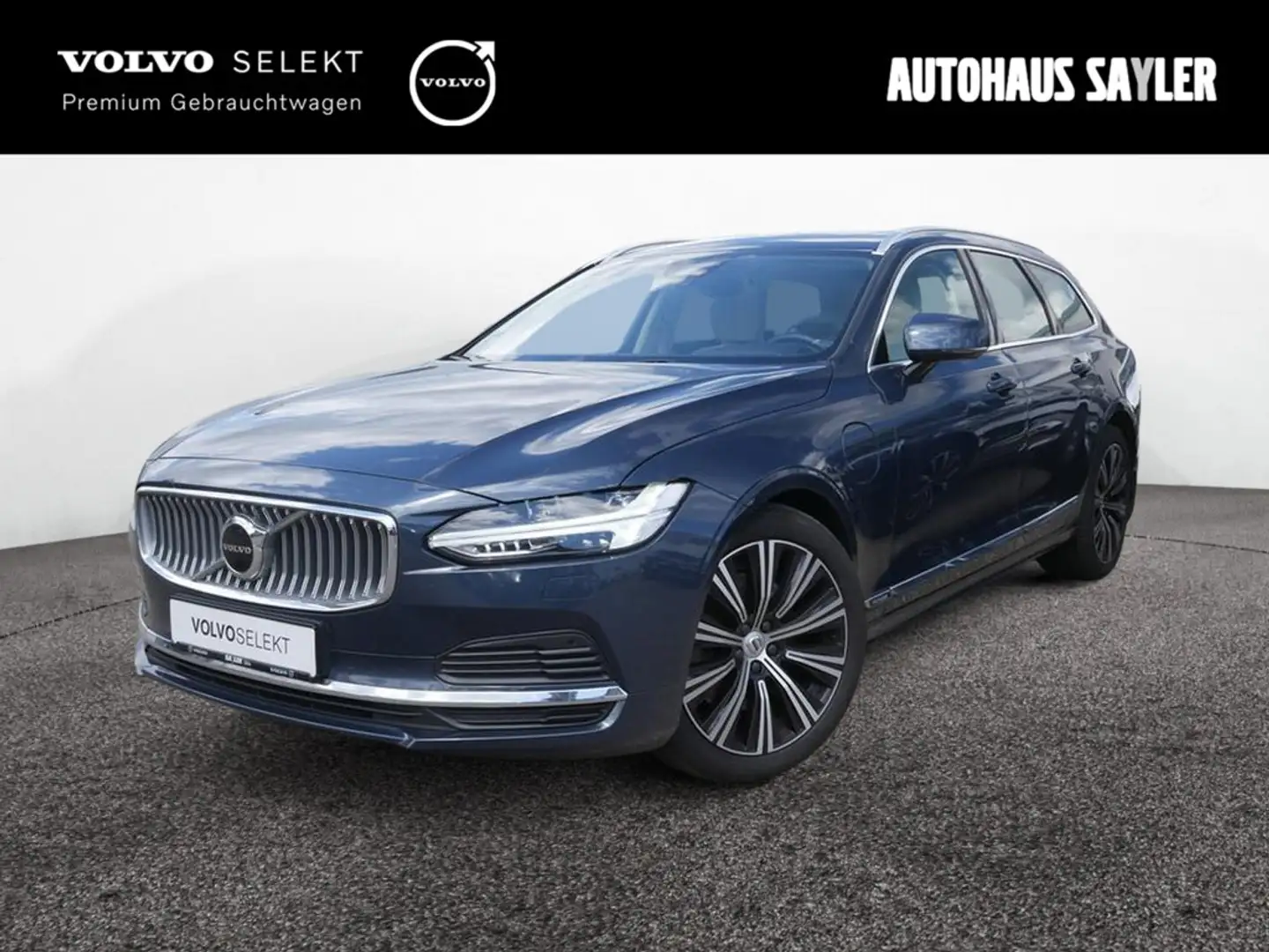Volvo V90 Ultimate T8 AWD NAVI AHK ACC HUD LED PANO Bleu - 1