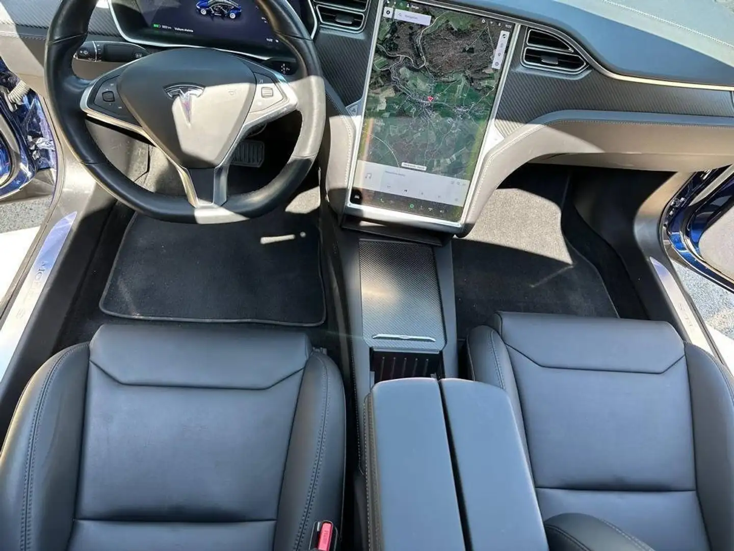 Tesla Model S Bleu - 1