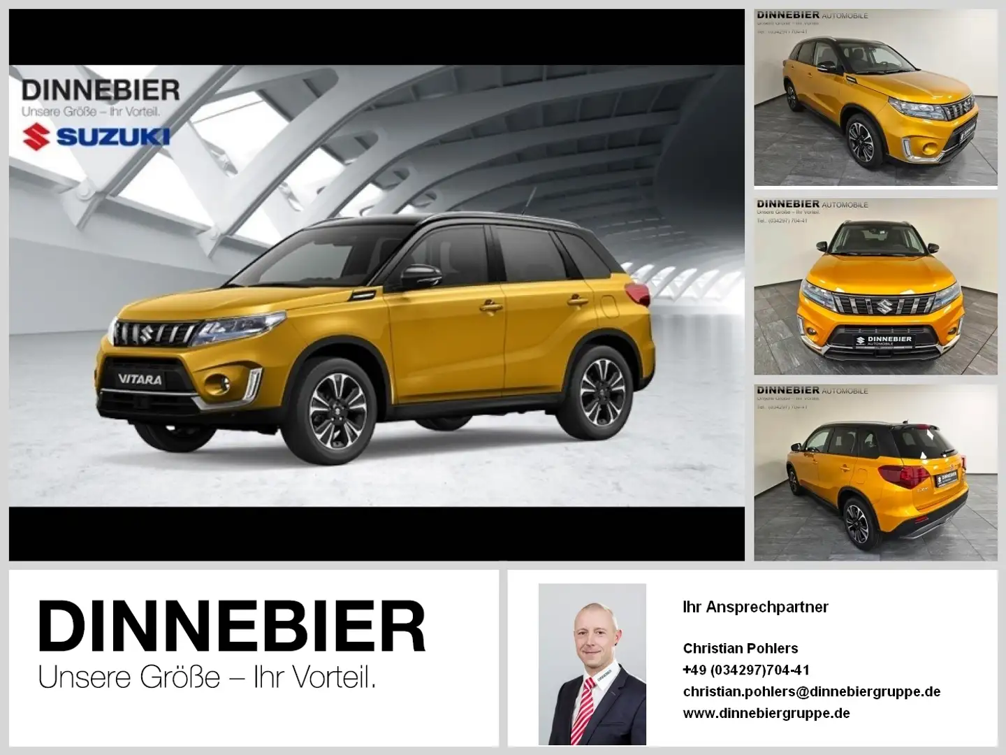 Suzuki Vitara Comfort+ (AGS) Navi, LED, Keyless Schwarz - 1