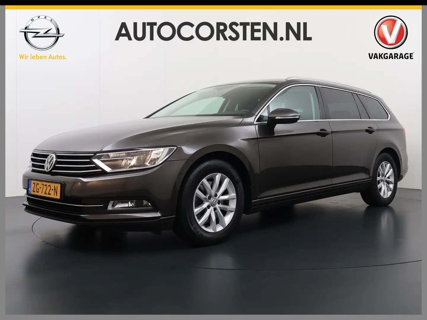 Volkswagen Passat Variant T150PK AUT-7 Adap.Cruise Navi Camera Pdc-a+v Apple Brun - 1