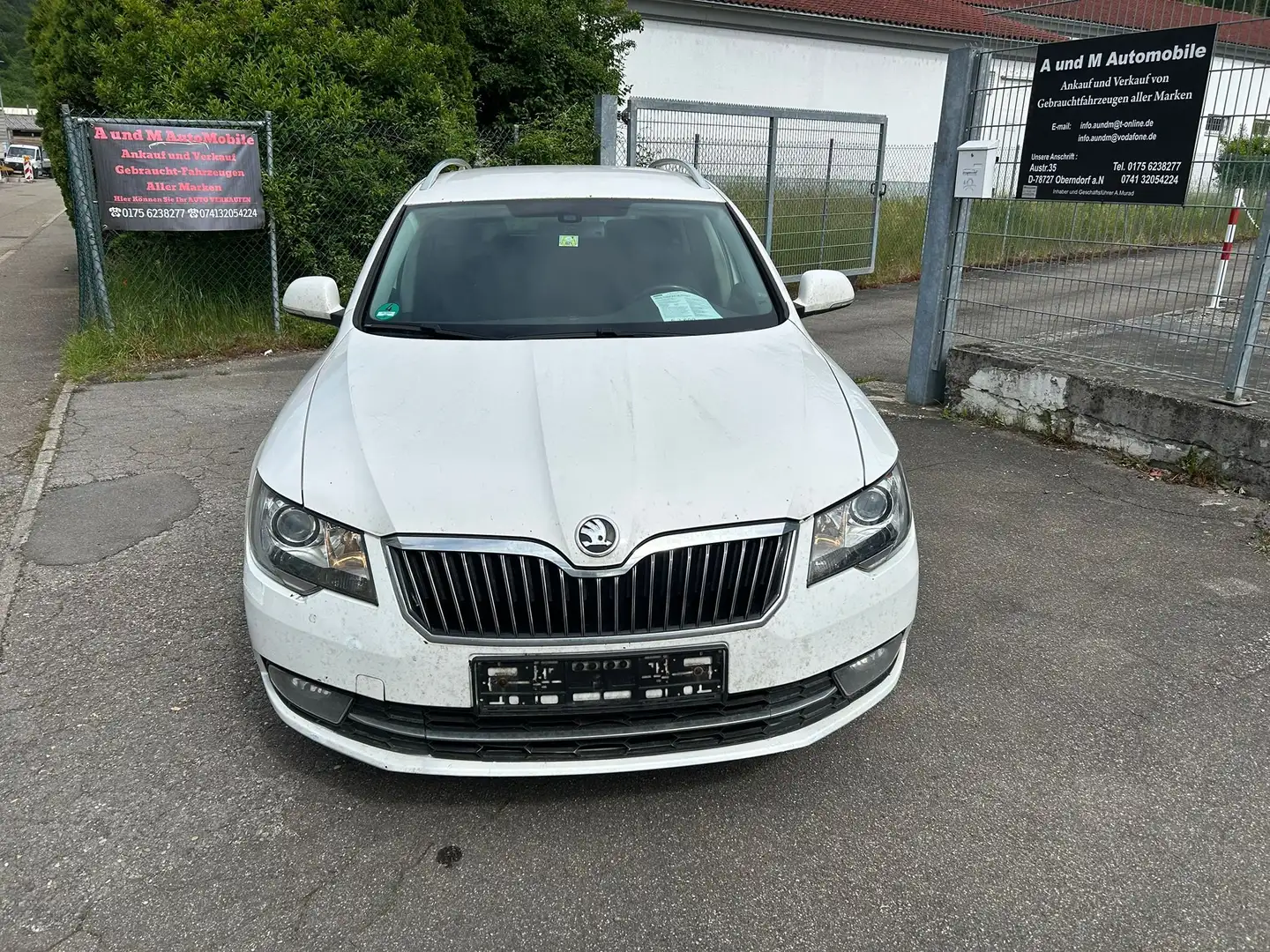 Skoda Superb 2.0 TDI Elegance Combi 140PS 3-ZonenKlima Navi Weiß - 1