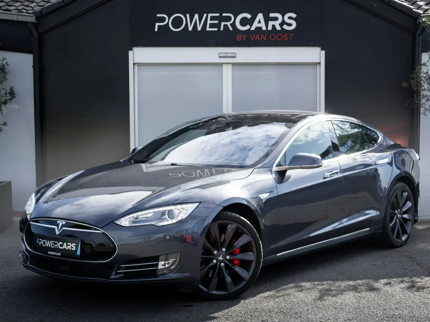 Tesla Model S P 85D | AUTOPILOT | CAMERA | KEYLESS | PANO Grijs - 1