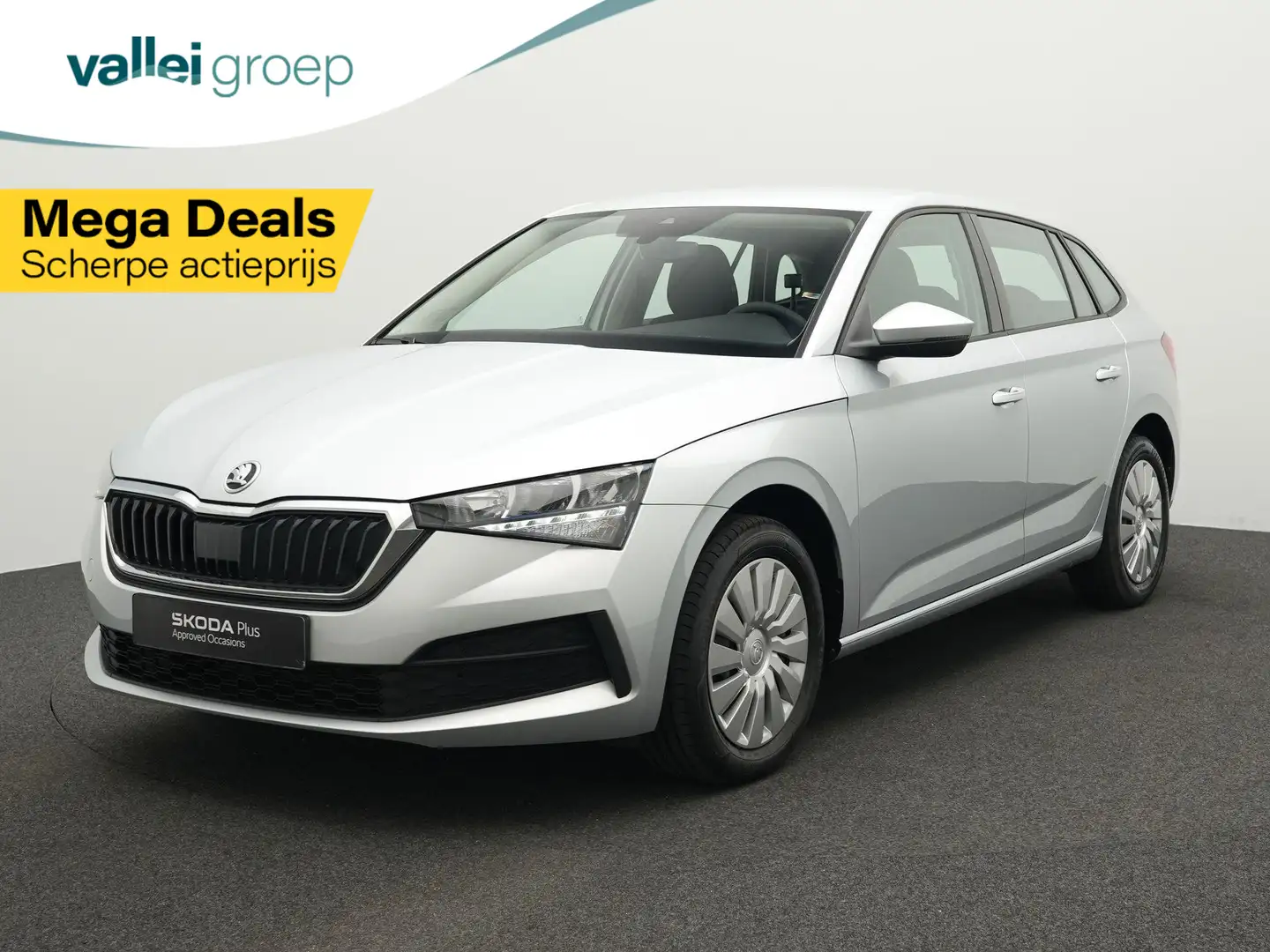 Skoda Scala 1.0 TSI 95 pk Active | Carplay | Cruise Control | Grijs - 1