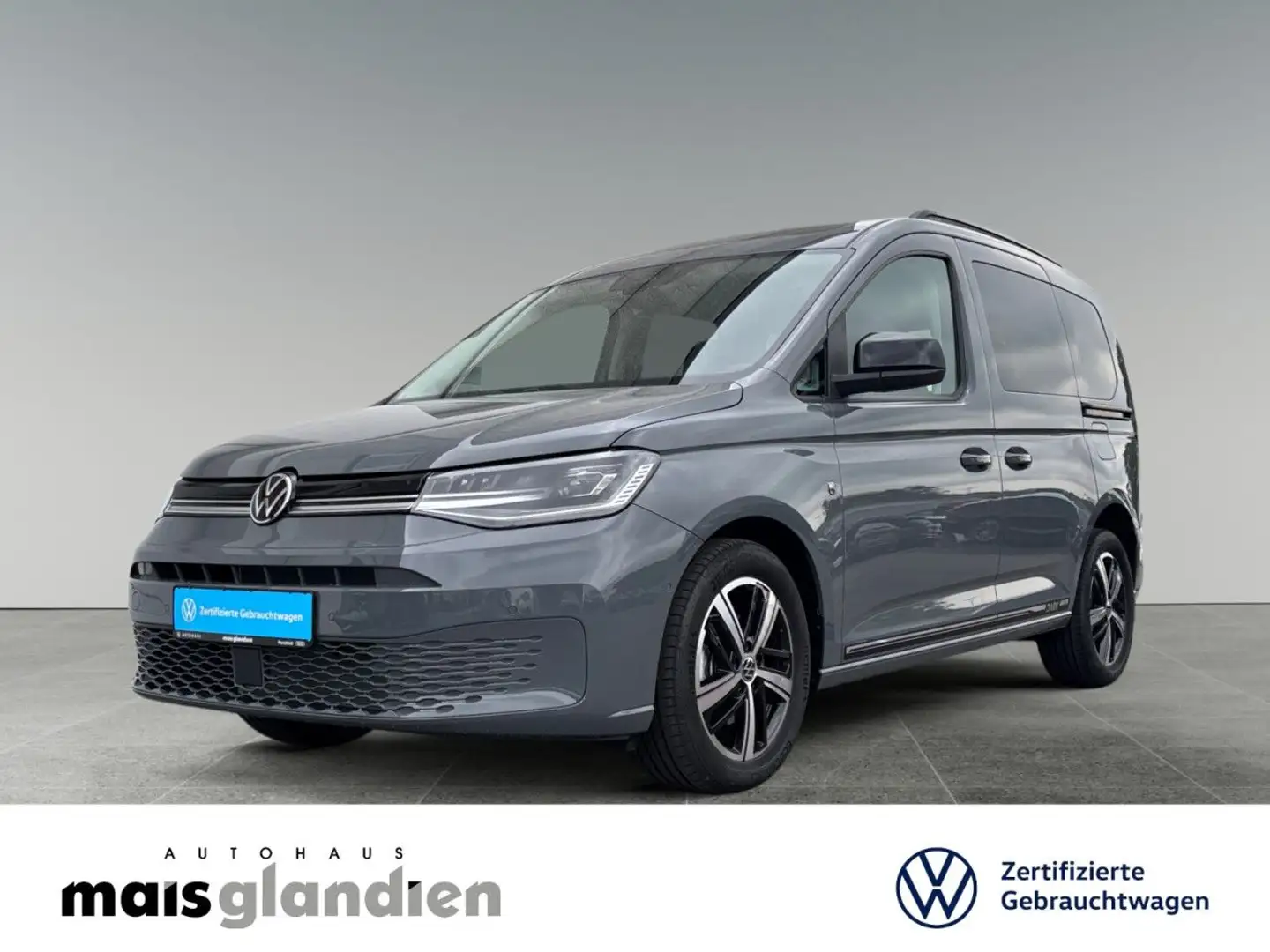 Volkswagen Caddy 1.5 TSI Dark Label AHK ACC Pano LED Klima Gris - 1